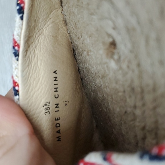 NEW Joie Womens Espadrille Flats Lace Up shoes sz 38.5/8.5 - Picture 11 of 12